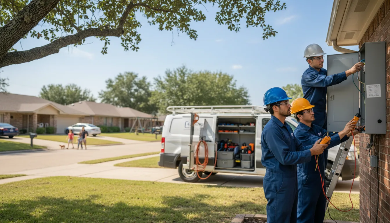 Certified electrician providing emergency electrical services in Willard, NM